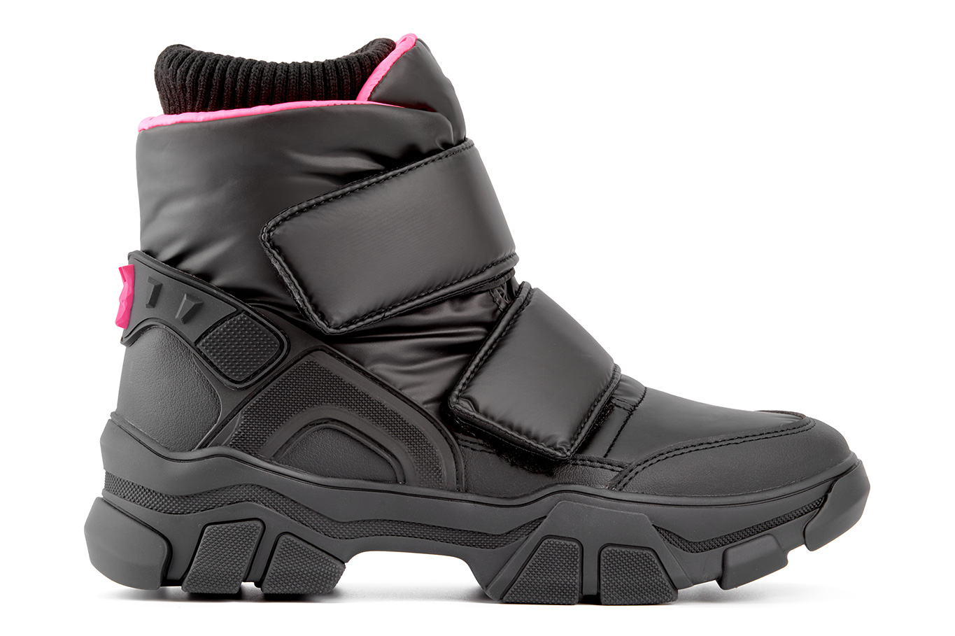 ботинки 1705DR черно-розовый клайдер, фото 2