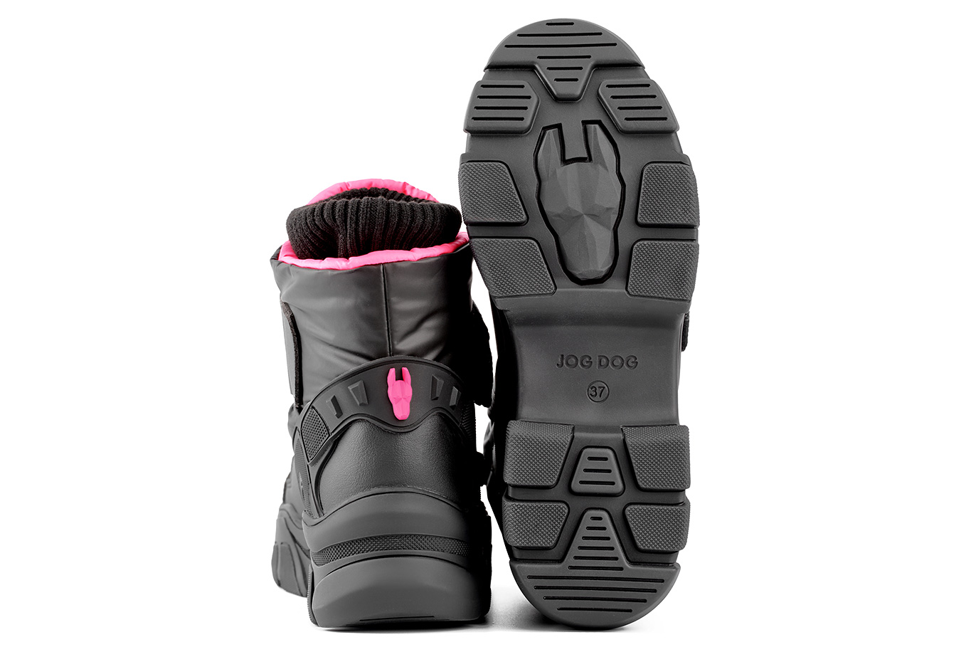 ботинки 1705DR черно-розовый клайдер, фото 5